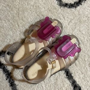 Mini Melissa ice cream sandals, toddler size 10